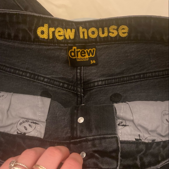 Drew house distressed black wash tapered jean - Picture 4 of 7